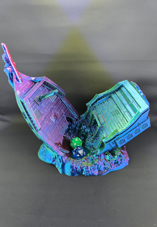 Sunken Shipwreck Dice Tower