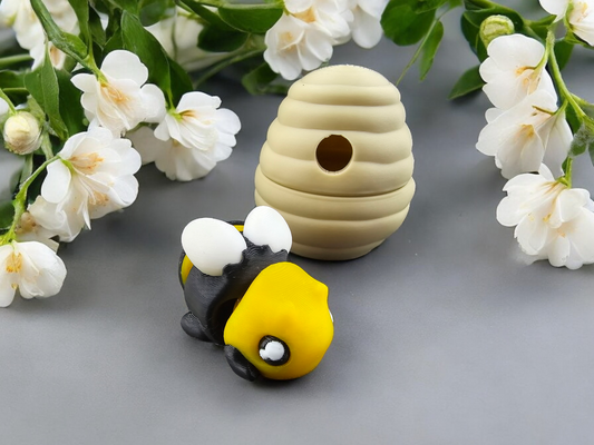 Bee with Hive